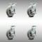 Service Caster 8 Inch SS Thermoplastic Rubber Caster Set with Roller Bearings&Brake/Swivel Lock SCC-SS30S820-TPRRD-TLB-BSL-4 - alternate 1